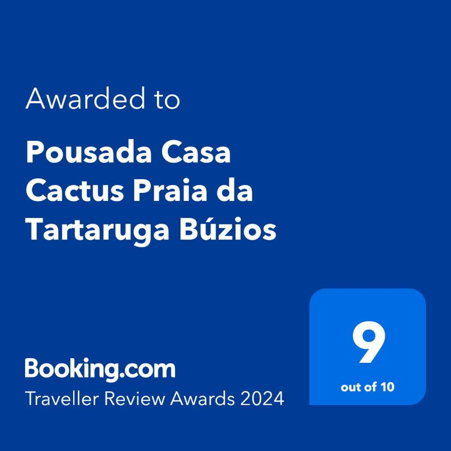 Pousada Casa Cactus Praia Da Tartaruga Buzios Dış mekan fotoğraf